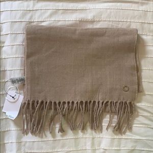Calvin Klein Beige Scarf